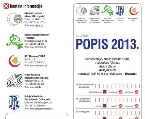 Popis 2013 – Preliminarne liste – Brošura