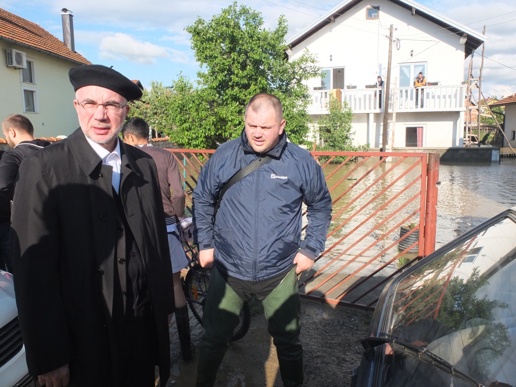 Muftija tuzlanski posjetio poplavljena područja Janje i Bijeljine
