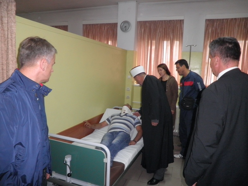 Muftija zenički posjetio povrijeđene rudare