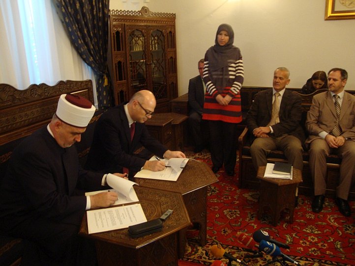 Reisu-l-ulema i turski ambasador potpisali Protokol o saradnji na sanaciji šteta od poplava
