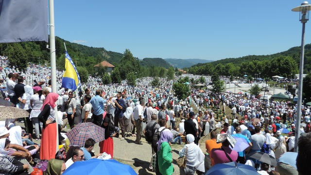 Dženaza u Potočarima, 20 godina od genocida u Srebrenici, 11.07.2015.