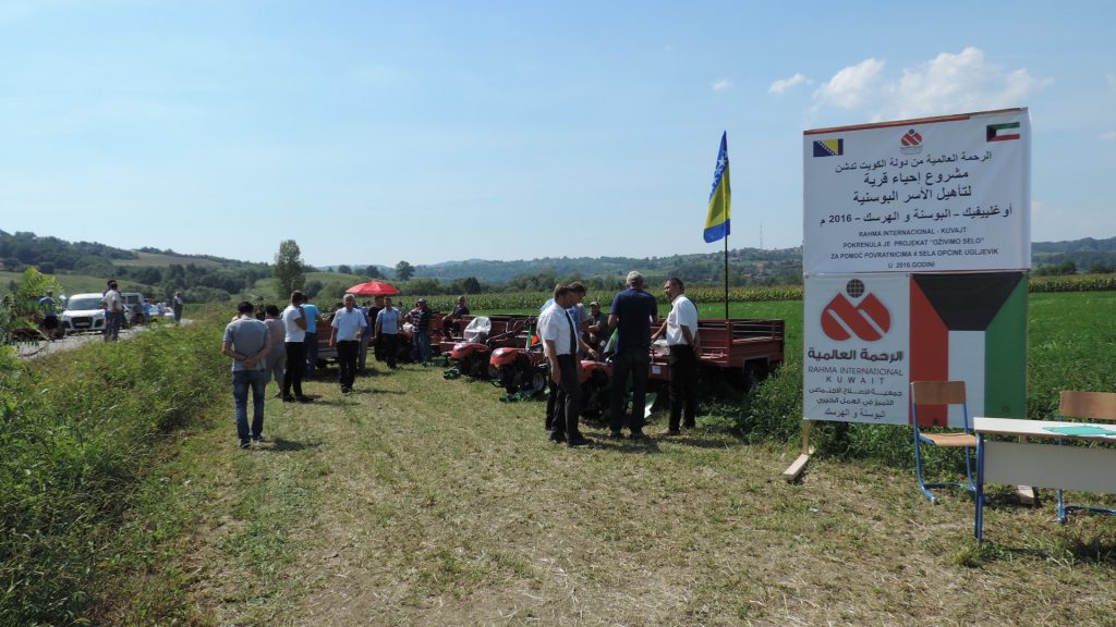 Poljoprivredna mehanizacija za džematlije u sjeveroistočnoj Bosni
