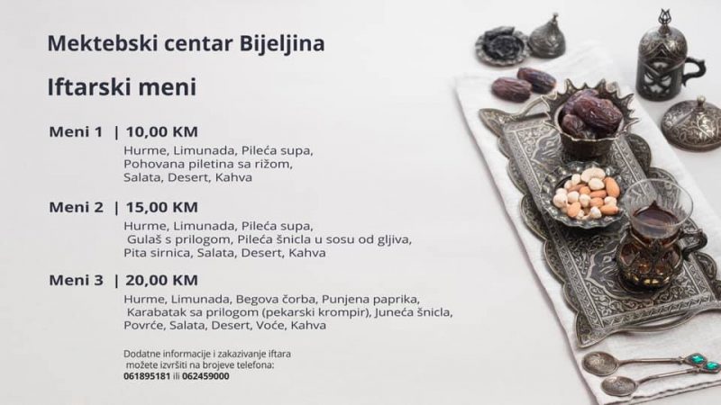 Zajednički iftari MIZ Bijeljina