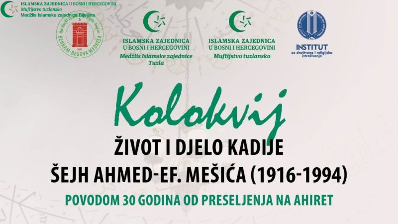 U Tuzli sutra kolokvij o životu i djelu Ahmed-ef. Mešića