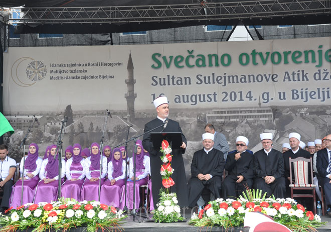 Prije jedanaest godina, 16.8.2014.g., svečano otvorena obnovljena Sultan Sulejmanova Atik džamija