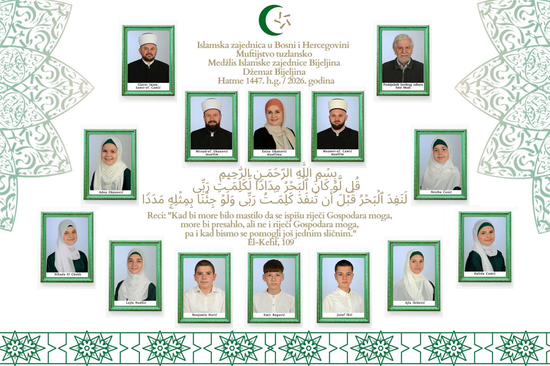 Svečane hatme za devet polaznika mektepske nastave