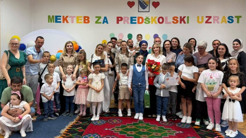 Svečani ispraćaj predškolaca u Mektebu za predškolski uzrast „Dječija radost“ Bijeljina